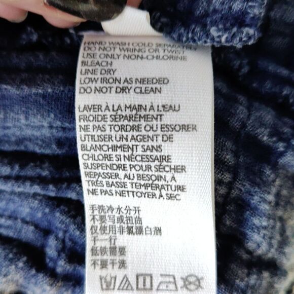 Free People Washed Ashore indigo ruffle dress - Picture 9 of 10